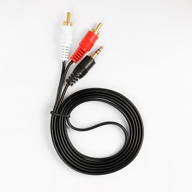 RCA Cable 3.5 to 2RCA  Audio Cable Rca 3.5mm Jack for Phone Edifer Home Theater DVD 2RCA Aux Cable Male to Male