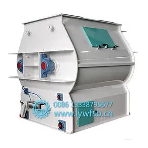 High quality Double shaft paddle animal feed mixer from direct supplier