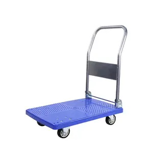 Uholan ECTH-150 Industrial Foldable Plastic Platform Hand Truck Portable Folding Cart Capacity 150KG