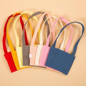 En stock : Sac de transport pour café à emporter en toile, style moderne et minimaliste, manchon écologique pour tasse de thé au lait, emballage personnalisable, logo sur mesure - Product Image 4