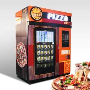 Mesin penjual irisan pizza pintar, pembuat pizza layanan mandiri luar ruangan harga mesin penjual otomatis