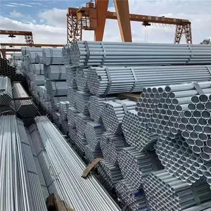 Factory Hot Sales Erw Inch 6 ASTM A53 BS 1387 Galvanized Steel Pipe Tube For Construction