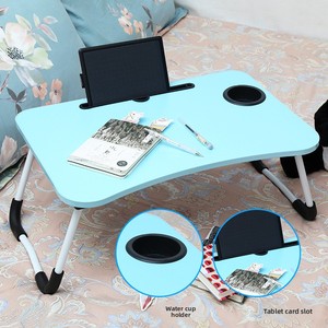 Table d'appoint pliable pour ordinateur portable 60x40cm pour lit, chambre d'enfant, dortoir d'étudiant, fenêtre en <span class=keywords><strong>baie</strong></span> - Chine - Product Image 1