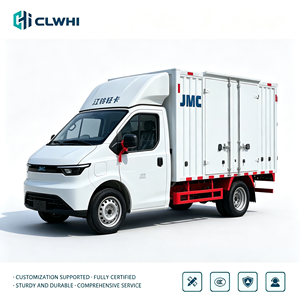Camion électrique JMC E-Fushun à une seule rangée, camion électrique pour la restauration, camion électrique d'usine avec caisse de 7,9 m³, 90 km/<span class=keywords><strong>h</strong></span> - Product Image 1