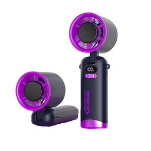 Foldable Handheld With 100-Speed Adjustment Portable Rechargeable <b>Mini</b> <b>Fan</b> for Travel, Office & Outdoor - Product Image 1