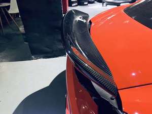 KM for Cayman Boxster 718 982 Models Wet Carbon Fiber Material Style Roof <strong>Spoiler</strong> Top Wing Rear <strong>Spoiler</strong> - Product Image 4