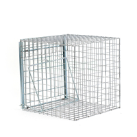 Attrape-oiseaux en fil d'acier galvanisé Pièges à cage robustes Piège à oiseaux Lutte antiparasitaire Cage à pigeons