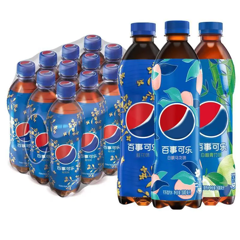 Tốt Nhất Bán 500Ml Pep Si Cola Oolong Đào Trắng Hương Vị Nước Lấp Lánh Kỳ Lạ Có Ga Mềm Đồ Uống