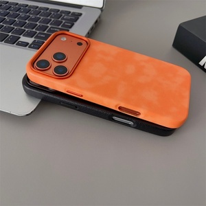 Funda Magnética de Cuero Retro para iPhone 17 16 15 14 13 12 Pro Max, Funda Magnética con Textura de Cuero TPU para iPhone 17 - Product Image 4