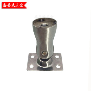 Stainless Steel Stair Post <b>Swing</b> Fitting Thickened Handrail <b>Bracket</b> Silver Hardware Accessory For Railings - Product Image 2