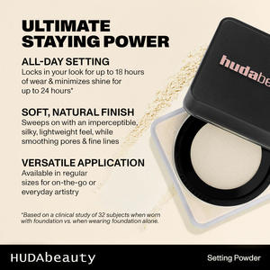 <span class=keywords><strong>Polvo</strong></span> Fijador de Maquillaje <span class=keywords><strong>HUDA</strong></span> Oil-Control de Cobertura Total con Acabado Natural, <span class=keywords><strong>Polvo</strong></span> Compacto de Belleza con Acabado Refrescante - Product Image 6