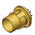 Conectores Eléctricos Personalizados TY Serie GJB599 IV, Conectores Circulares a Prueba de Humedad, Hembra - Product Image 2