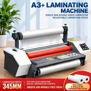 Machine de plastification entièrement automatique à chaud et à froid pour graphiques publicitaires et documents - Product Image 2