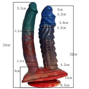LUUK Silicone Double Head <b>Dildo</b> Vagina Anal Plug Fantasy Lesbian <b>Dildo</b> Massage Wand Vagina Anal Masturbate Sex Toys for Women - Product Image 1