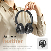 Casque sans fil AOC ANC supra-auriculaire avec contrôle du volume, design pliable, suppression du bruit, longue autonomie, casque Bluetooth en gros
