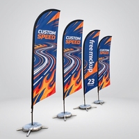 Drapeau personnalisé de haute qualité 3x5 pieds, imprimé numériquement recto-verso, en polyester, pour la publicité extérieure et la décoration promotionnelle