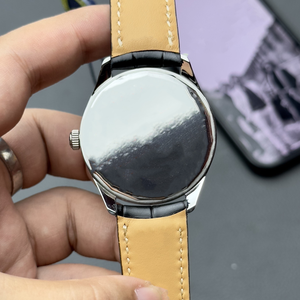 Reloj de Pulsera de Cuero de Acero Inoxidable Mecánico Automático con Cronógrafo Exclusivo, Reloj de Negocios Formal para Hombre, Clásico Automático - Product Image 5