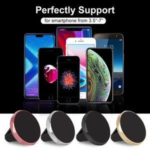 Custom logo Universal Magnetic Car Phone <b>Holder</b> Air Vent Dash Board Magnet Mobile Phone Stand <b>Holder</b> for <b>iPhone</b> 13 for Samsung - Product Image 4
