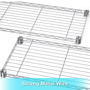 מפעל כבד כבד כרום מתכת מדפים 4 יחידות <span class=keywords><strong>nsf</strong></span> אחסון תעשייתי rking - Product Image 6