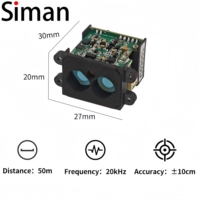 Module de télémétrie laser miniature haute précision de 50 m avec interface UART/IIC pour l'intégration système