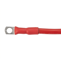 Câble d'interconnexion de batterie flexible en caoutchouc silicone à conducteur en cuivre/cuivre étamé haute intensité 600V-1500V CC -60°C +200°C pour