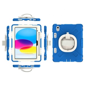 Bán buôn Silicone Heavy Duty Tablet trường hợp đối với iPad Gen 10 2022 trường hợp đối với iPad Bìa 10 10.9 inch với xử lý Grip - Product Image 6
