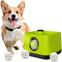 Jouet interactif pour chien, lanceur automatique de balles pour chien rechargeable par USB, jouet de chasse pour animaux de compagnie, distance réglable, mode manuel et automatique pour l'extérieur