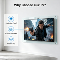 Ellacks TV LED LCD 40 Inch DVB-T2 Digital ATV DTV 2K FHD dengan Antarmuka CE FCC RoHS CB