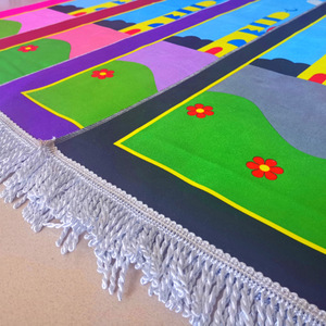 <span class=keywords><strong>Mansur</strong></span>-alfombra de oración islámica para niños, tapete de buena calidad, regalo de Ramadán islámico, para oración musulmana - Product Image 2
