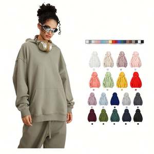 Sudadera con Capucha de Forro Polar Grueso sin Cordón, Personalizada con Logotipo Impreso Digitalmente, Talla Grande para Hombre - Product Image 1