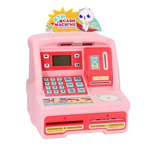 Hucha educativa Caja de ahorro de dinero, Depósito automático de plástico Cajeros Mini <span class=keywords><strong>Cajero</strong></span> Automático automático Banco de Juguetes - Product Image 2