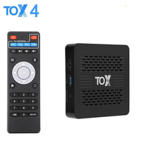 TV Box Android TOX4 Rockchip RK3528 4GB 32GB, WiFi Dual 2.4/5G, BT5.0, Compatible con HDR 4K, Receptor de TV Inteligente para Reino Unido, Actualización OTA, ATV 13