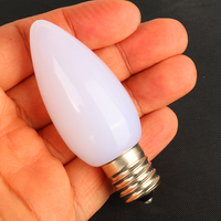 Ampoules LED de remplacement C9, culot E17 / E12, étanches IP65, 35LM Ra80, 30000H, homologuées UL pour les guirlandes lumineuses de Noël et de jardin, 120V