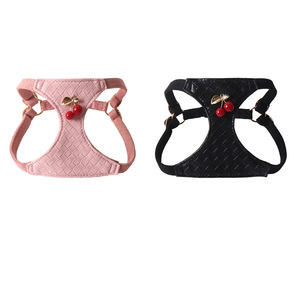 Arnés de Lujo para Perro, Personalizable con Logotipo, Ligero, Ajustable, Sin Tirones, de Cuero PU, Conjunto de Chaleco para Mascotas - Product Image 2