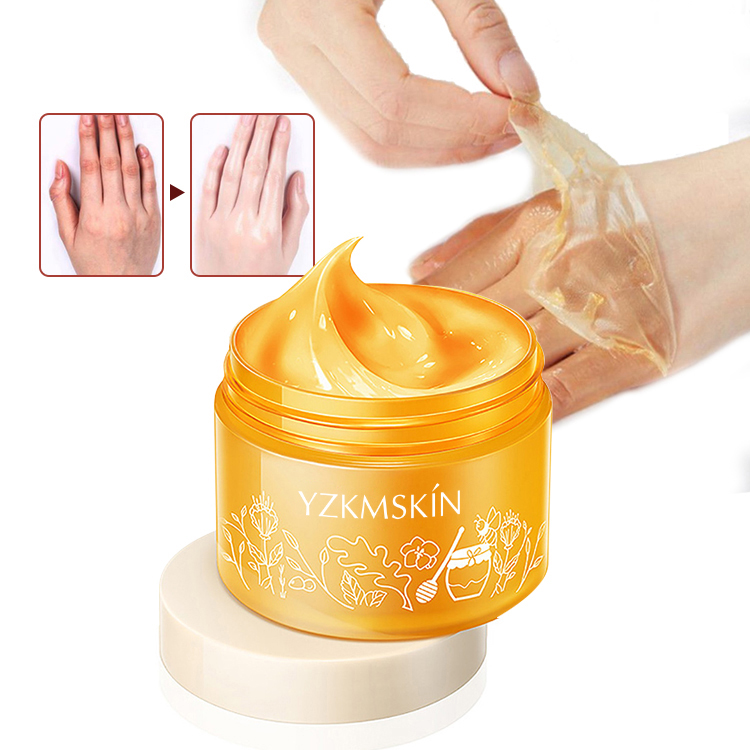 Индивидуальная торговая марка, воск для рук, уход за кожей, увлажняющая и омолаживающая отшелушивающая маска для рук