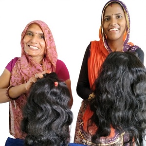 Wholesale 100% Raw <b>Cheap</b> Virgin Vendor Natural Color Wavy 8-36 Inch Bundle Unprocessed Indian Temple Remy Hair <b>Extensions</b> - Product Image 1