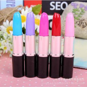 Gerçekçi sevimli ruj tükenmez kalem kore yaratıcı kırtasiye plastik ofis malzemeleri toptan reklam ödülü kalem - Product Image 3