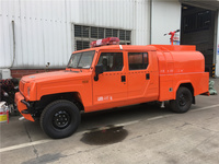 Camion d'eau de forêt de marque de pékin Yongshi 4x4 à double rangée avec pompier