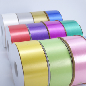 Colorart Manufacturer CustomDecorative Organza Pink <b>Red</b> Plastic Tear PP Wrapping Curling Plastic Ribbon for Gift <b>Bows</b> - Product Image 2