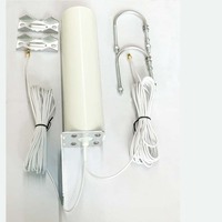 Antenne extérieure 4G LTE 698-2700 MHz 12 dBi omnidirectionnelle à barillet externe double TS9 pour routeur 4G LTE Verizon AT&T Sprint