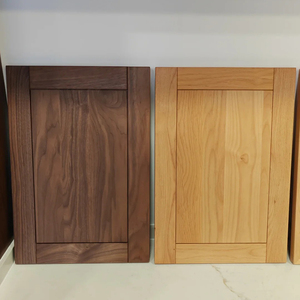 Ante per Mobili <span class=keywords><strong>da</strong></span> Cucina in Legno Massello di Quercia Stile Americano di Alta Qualità, Personalizzabili - Product Image 2