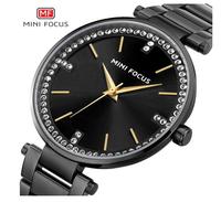 MINI FOCUS MF0031L Jam Tangan Wanita Mewah Kasual Bisnis Quartz dengan Casing Stainless Steel Tahan Air 3BAR