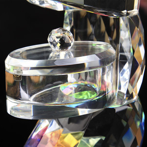 2020 Hot Sale New Design <strong>Cheap</strong> Top Jingpai <strong>Crystal</strong> K9 Glass Bakhoor Arabic Incense Burner Customizable Size Shape for Home Decor - Product Image 6
