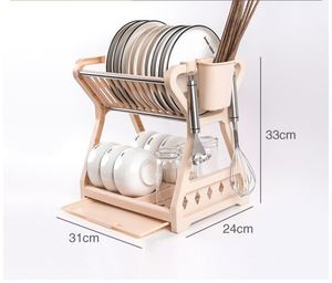 Égouttoir de cuisine multi-niveaux personnalisé pour vaisselle, support de rangement domestique pour la vente en gros - Product Image 2