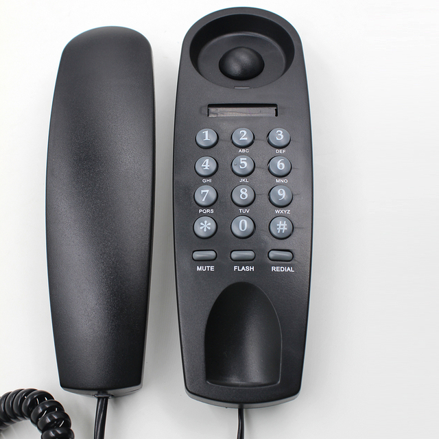 hot selling small basic Phone, Trim line Wall Mounted Slim Telephone Bathroom phone