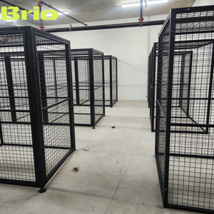 Cage de rangement en treillis métallique <span class=keywords><strong>Brio</strong></span> à haute capacité de charge pour <span class=keywords><strong>le</strong></span> stockage des effets personnels du personnel et des outils dans les entrepôts d'usine - Product Image 5