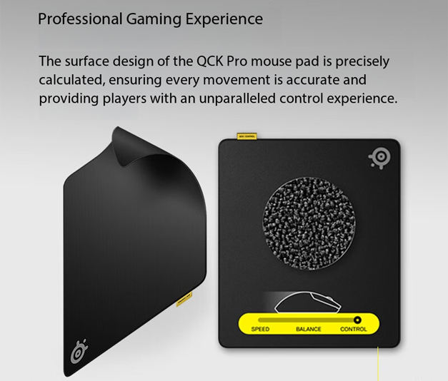 SteelSeries QCK Perf-L/XLControl Gaming Mouse Pad, FPS Mouse Pad, CSGO ...