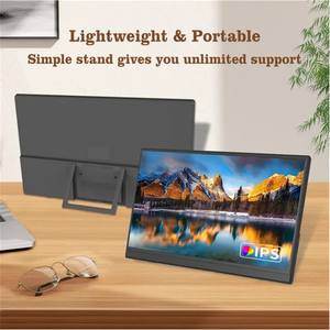 Moniteur à <span class=keywords><strong>écran</strong></span> tactile IPS FHD portable de 14/15 pouces haute luminosité pour ordinateur portable pour les jeux et la résolution 1200p - Product Image 1