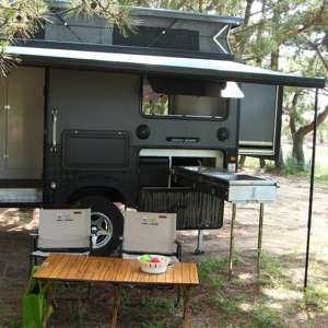 Rongcheng Longhe de alta calidad 07b, remolque moderno para acampar, Tobogán, cocina, precios bajos de roca expandidos para un compañero de viaje suave - Product Image 2