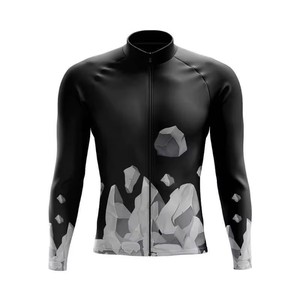 Maillot de cyclisme Zede à manches longues, léger, respirant, coupe-vent, unisexe, multicolores, séchage rapide, fermeture éclair intégrale, pour événements de cyclisme sur route - Product Image 3
